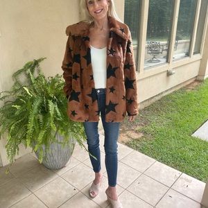 AVEC LES FILLES.. WHISKEY STAR JACKET SIZE SMALL